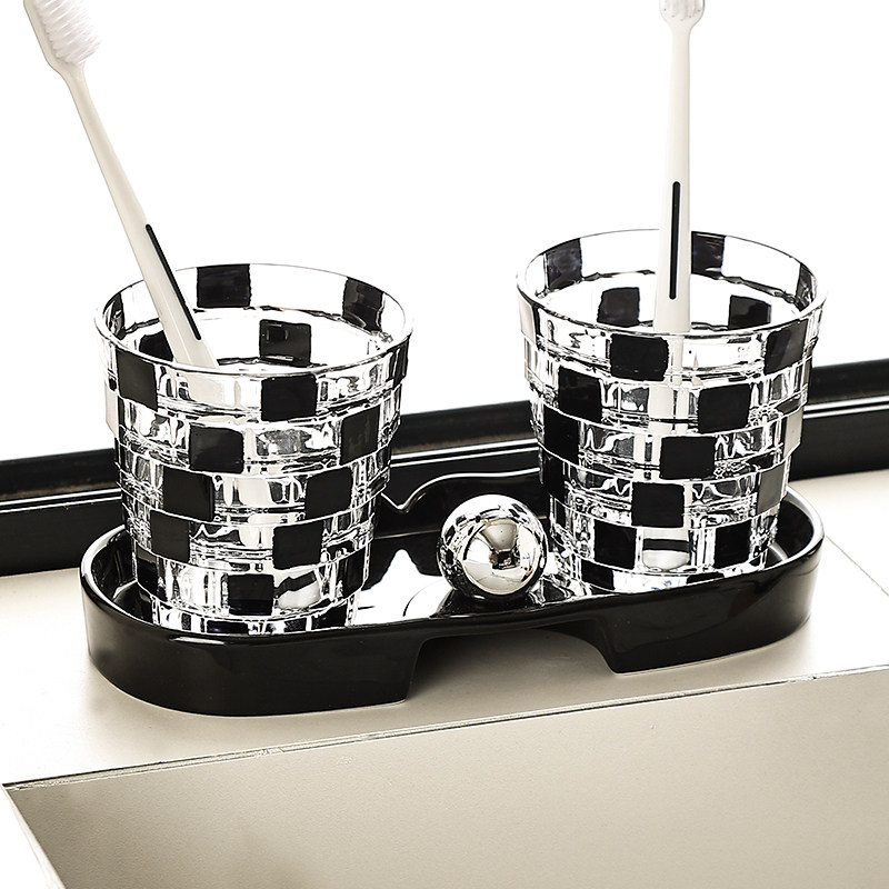 尊慕斯中古风陶瓷洗漱杯套餐浴室卫生间台面牙膏牙刷漱口杯子托盘,家庭/个人清洁工具,浴室角架/置物架,淘宝优惠券,粉丝福利购,淘宝优惠卷