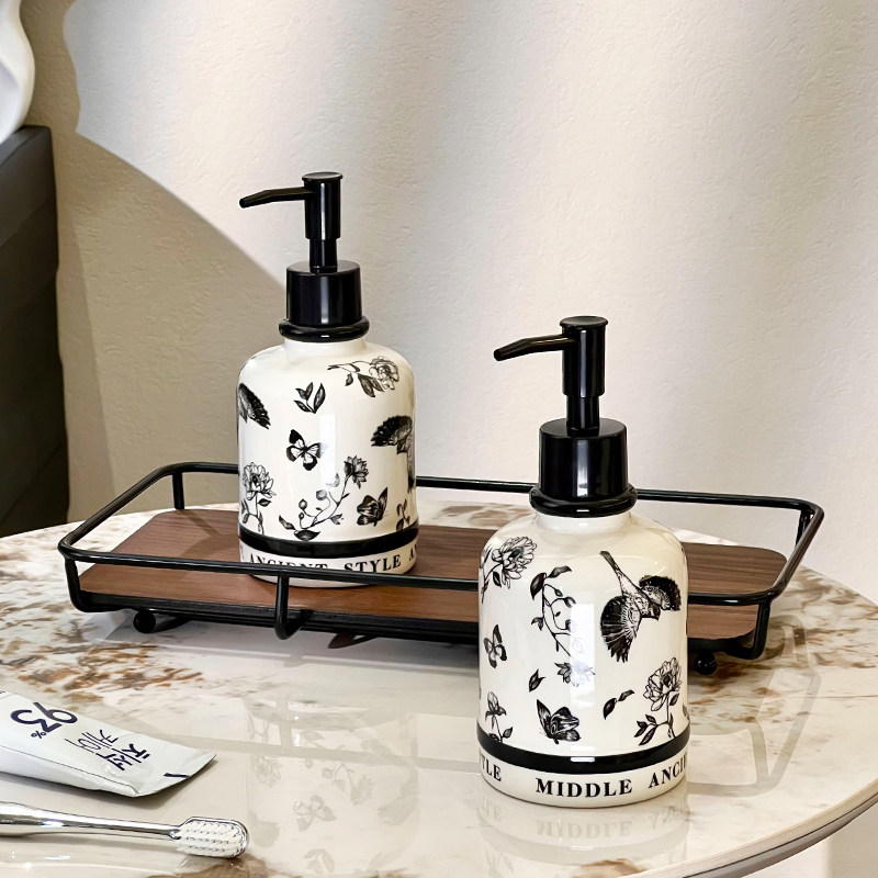 尊慕斯，陶瓷按压式分装瓶