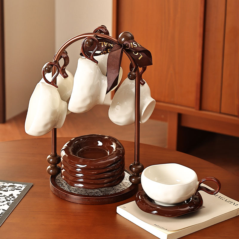 尊慕斯咖啡杯碟套装家用客厅