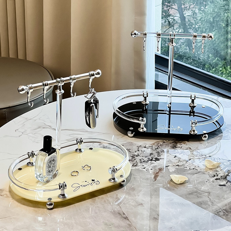 尊慕斯创意首饰收纳层架玄关钥匙桌面耳饰展示架项炼手錬饰品置物