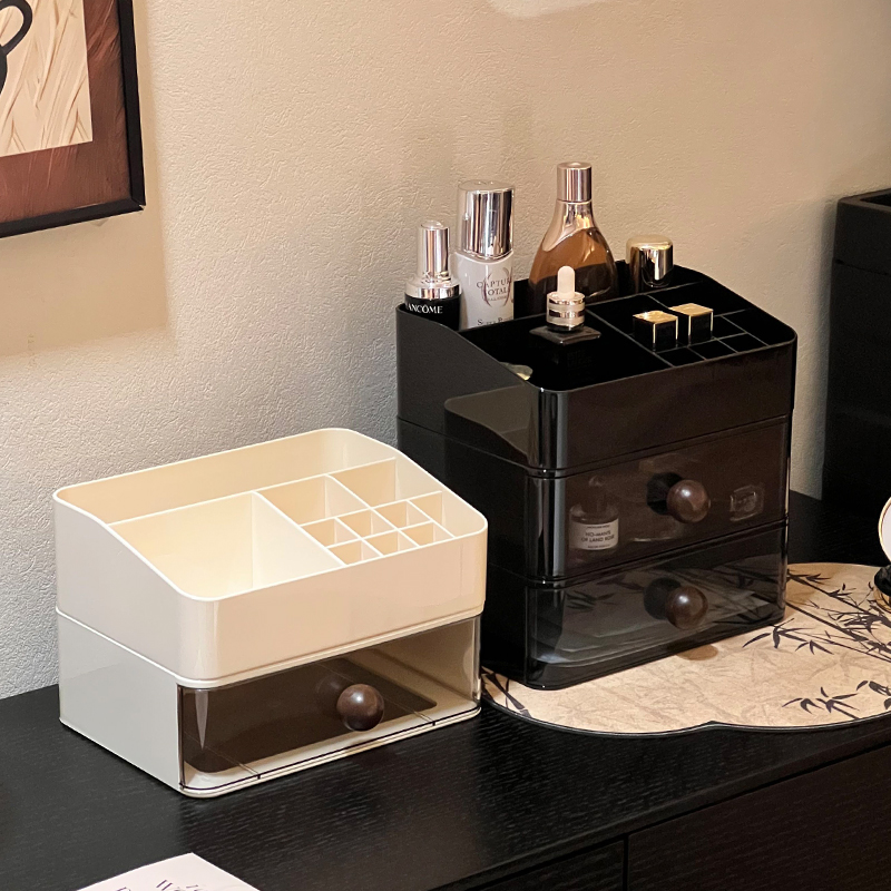 中古风化妆品收纳盒可叠加