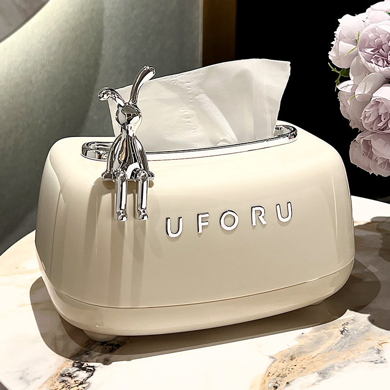 纸巾盒客厅家用ins奶油风摆件