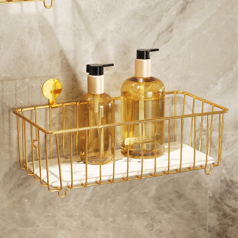浴室卫生间置物架厕所洗澡洗手间洗漱台免打孔壁挂墙上收纳架轻奢,家庭/个人清洁工具,浴室角架/置物架,淘宝优惠券,粉丝福利购,淘宝优惠卷