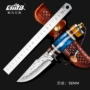 Cima Damascus thép dao saber độ cứng cao dao thẳng tay rèn dao mẫu phôi thép ngoài trời công cụ thu thập - Công cụ Knift / công cụ đa mục đích dao đa năng mỹ