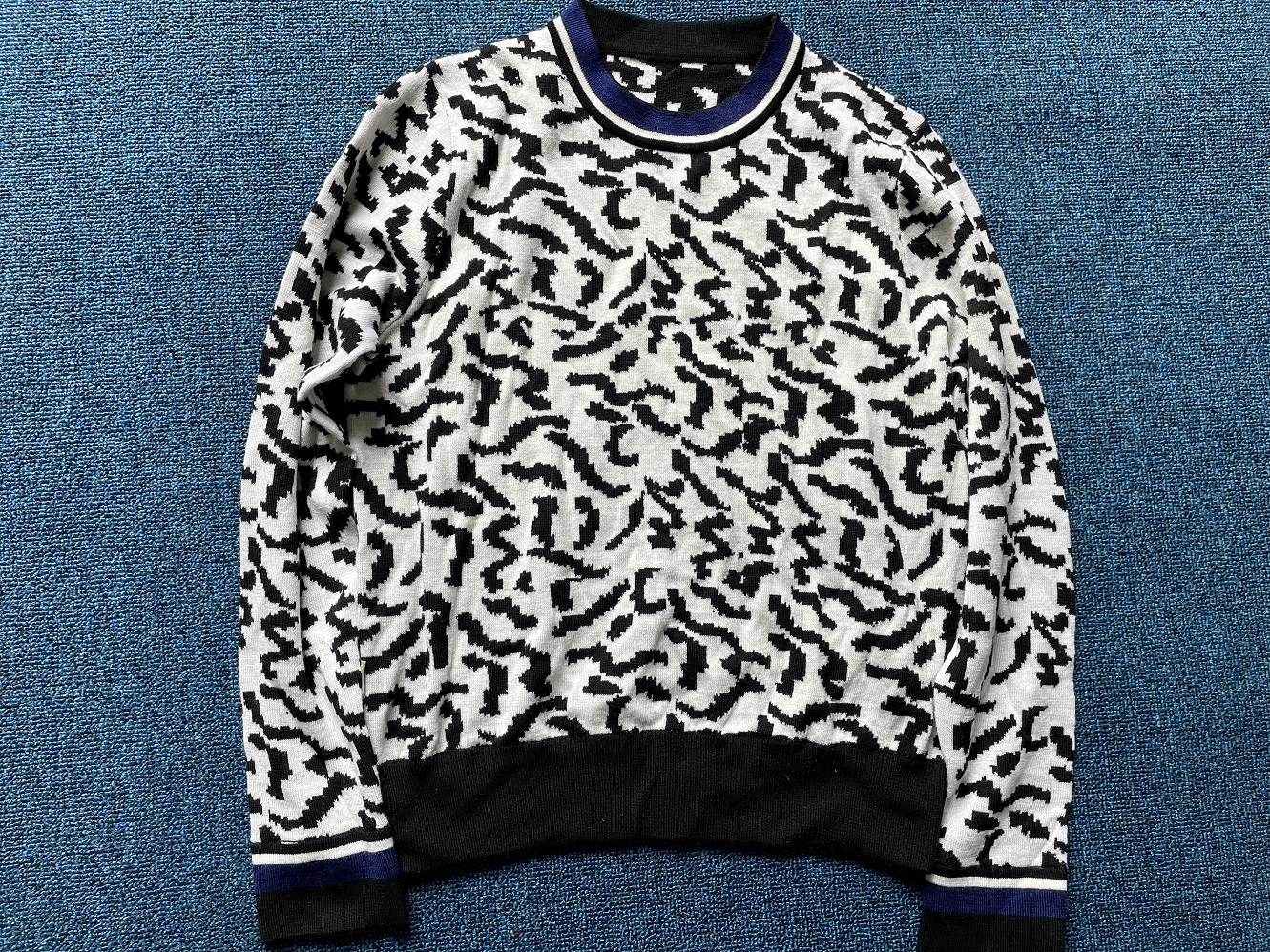 运动款纯羊毛女套头圆领秋冬