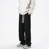 S025-P68冬季潮牌直筒休闲裤加绒加厚抽绳运动卫裤束脚裤男控88，男装休闲裤，电商A444