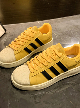 贝壳头板鞋女鞋男款大黄蜂低帮百搭休闲鞋复古经典运动鞋潮流学生