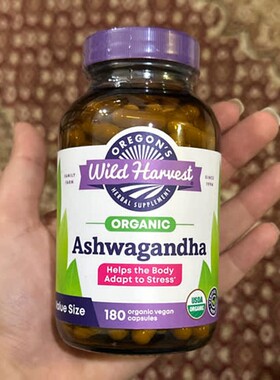 Oregon's Wild Harvest 有机南非醉茄180粒有机全素胶囊