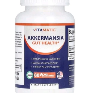 Vitamatic Akkermansia 10 亿 AFU 60粒 肠道 嗜粘蛋白艾克曼菌