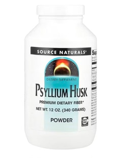 Source Naturals 车前子壳粉 psyllium husk 340克 肠胃 膳食纤维
