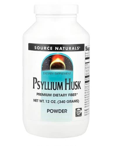 SourceNaturals车前子壳粉