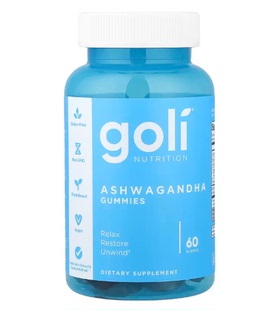 Goli Nutrition Ashwagandha 南非醉茄软糖 60 粒软糖