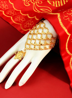 新款镀金女式手背链仿黄