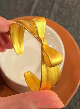 在逃公主沙金手镯蝴蝶结