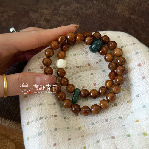 有野青青原创设计库克菩提子手串