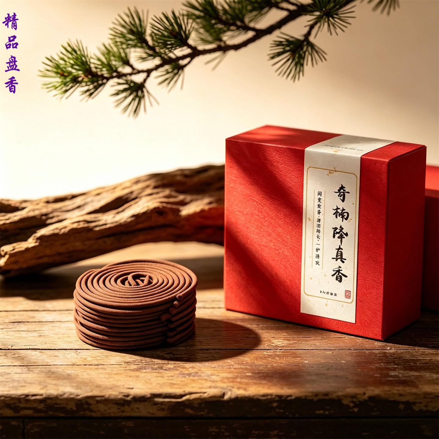 降真盘香老山檀香薰茶道家用办公室内礼佛净化空气持久留香奇楠