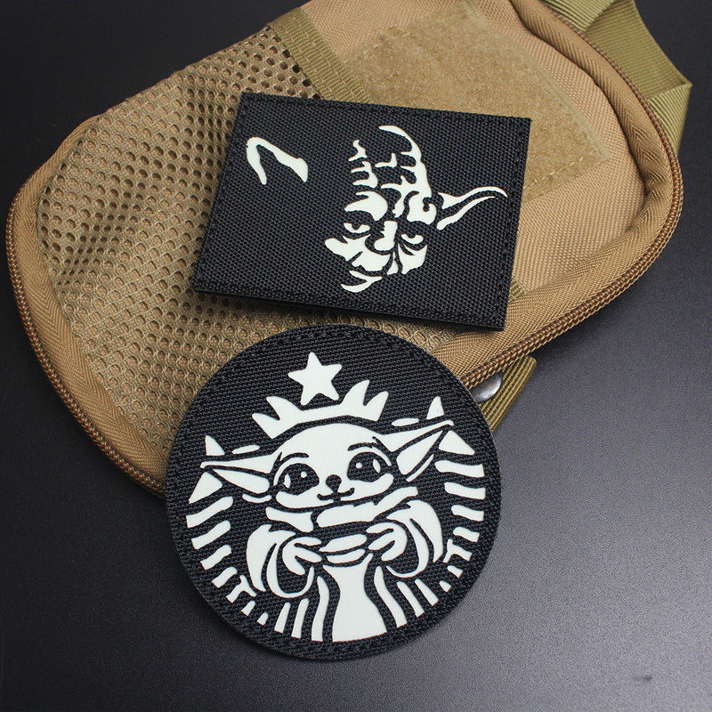 激光雕刻夜光魔术贴章 龙达宝宝 龙达大师个性贴章臂章背包贴徽章