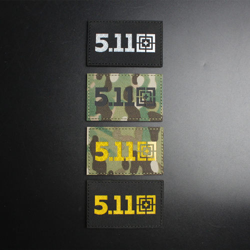 5.11激光切割反光魔术贴章