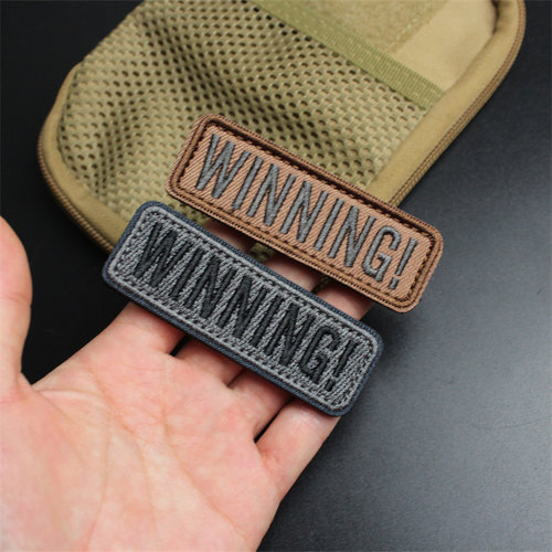 WINNING游戏获胜长条魔术贴章