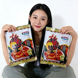 丹东大同江辣白菜韩国泡菜辣白菜韩式延边泡菜切片泡菜袋300g包邮