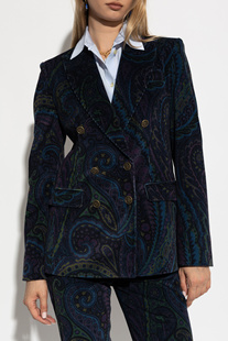 丝绒西装 天鹅绒提花西服夹克 Etro艾绰 2025秋季新款女装