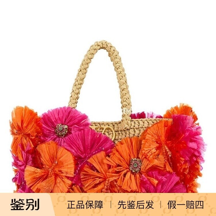 立体花卉女包 单肩斜挎手提包 草编织包 Valentino华伦天奴2025款