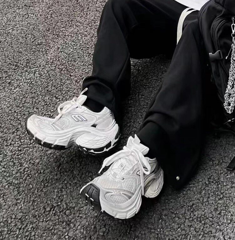 6CM厚底老爹鞋男2025春夏运动鞋
