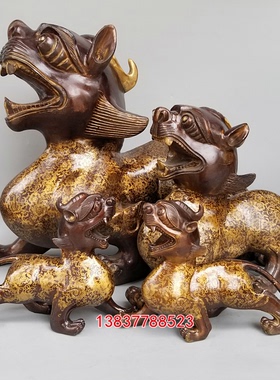 铜貔貅天禄镇宅瑞兽铜器