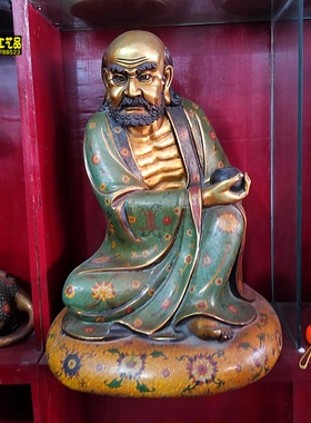 纯铜禅宗风摆件佛像