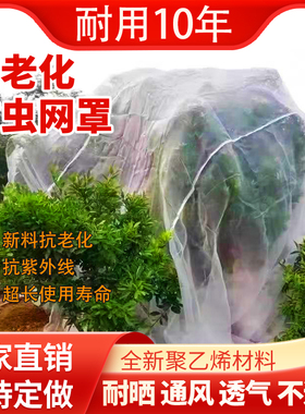 果树防虫网罩防虫网纱网防鸟网罩蔬菜大棚种菜专用密眼果园保护网