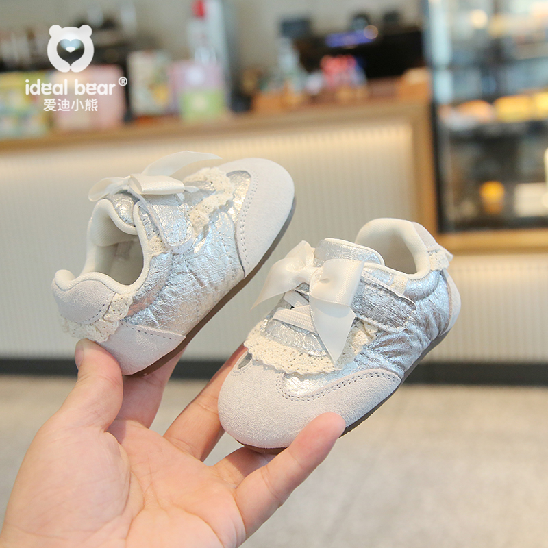 2025女宝宝公主鞋春秋软底防滑