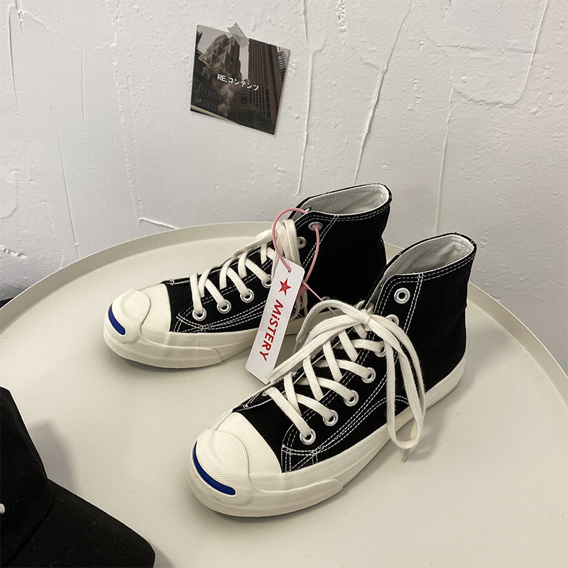 STAR复刻版1970s开口笑帆布鞋 笑脸原宿板鞋 男鞋女鞋情侣款