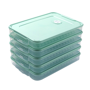 饺子盒多层冰箱冷冻保鲜收纳盒冻饺子馄饨云吞盒子可拆封可叠放