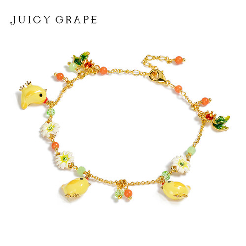 JuicyGrape原创设计小鸡手链女