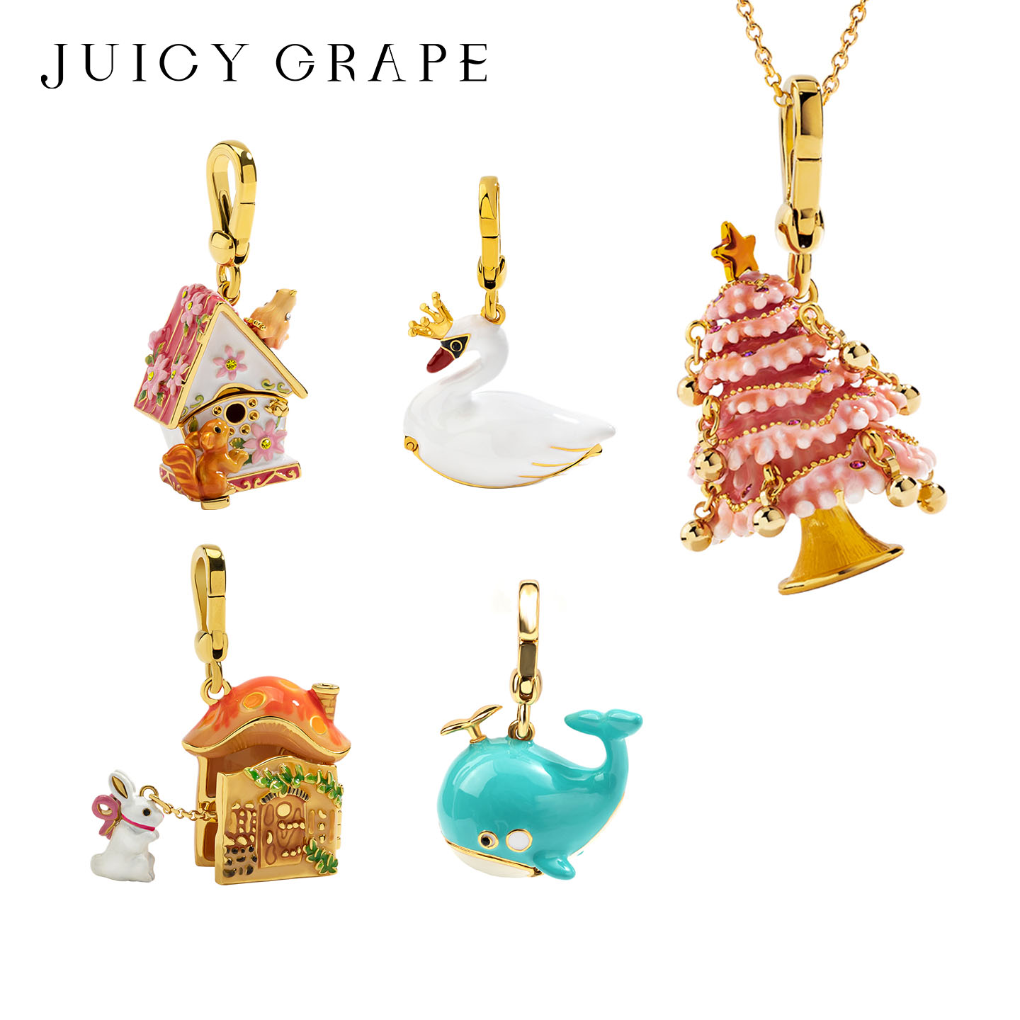 JuicyGrape可打开趣味多用吊坠
