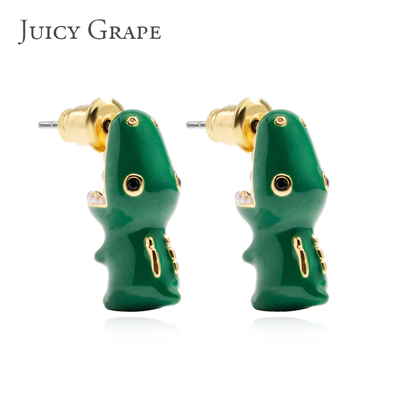 动物立体趣味原创设计风小巧耳环