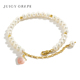 Juicy Grape水果吊坠天然淡水珍珠手链女可爱甜美生日送女友礼物