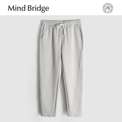 MindBridge【面膜触感】弹力针织运动休闲直筒长裤男垂感透气MA2U
