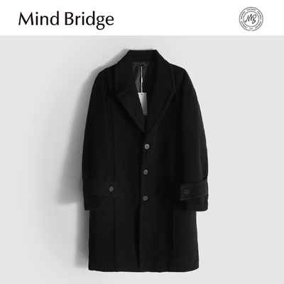 MindBridge冬防风保暖风衣绵羊毛