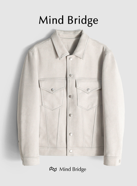 MindBridge【即将断码】复古做旧工装休闲夹克外套男高级感 M4004