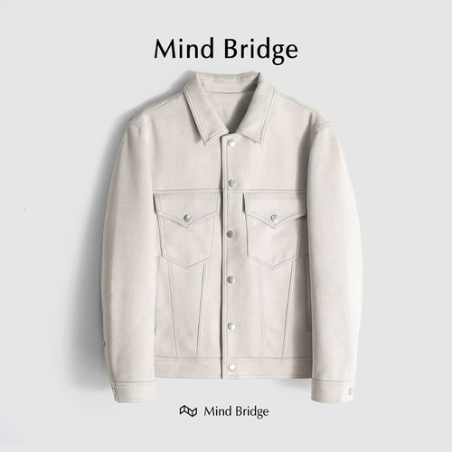 MindBridge翻领春潮防风夹克保暖