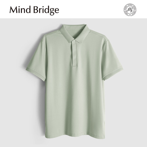 MindBridge【丝麻棉混纺】商务休闲短袖T恤POLO衫男吸湿透气 MA16