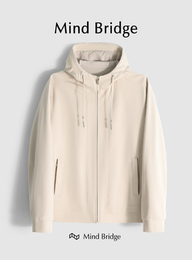 MindBridge【炸场卫衣】春季男士户外休闲连帽开衫外套宽松 M4025