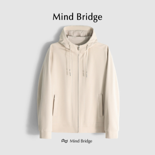炸场卫衣 外套宽松 春季 户外休闲连帽开衫 M4025 男士 MindBridge