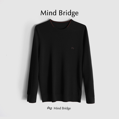 MindBridge绵羊毛针织衫透气保暖