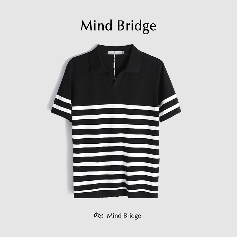 MindBridge夏短袖休闲商务POLO衫