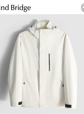 MindBridge冲锋衣设计/可拆卸/三合一户外休闲防风摇粒绒夹克MAA9