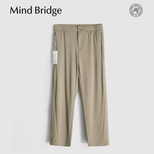 MindBridge垂感斜纹/舒适清爽/春夏弹力抗皱直筒商务休闲西裤MB21
