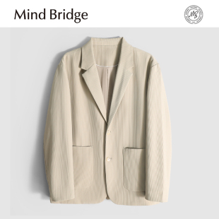 透气小西装 商务休闲西服男弹力宽松韩版 MA1H 成分党 MindBridge
