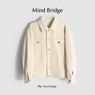 M4276 重磅复古灯芯绒保暖商务休闲夹克男 MindBridge 诗意美学